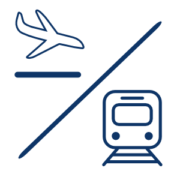 Anreise mit Zug oder Flugzezug