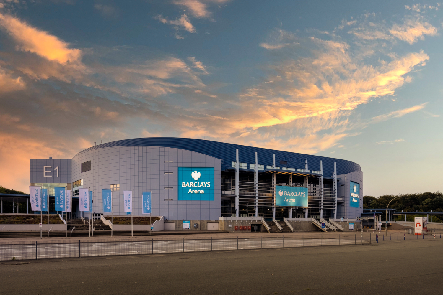 Die Barclays Arena Großlocations Hamburg